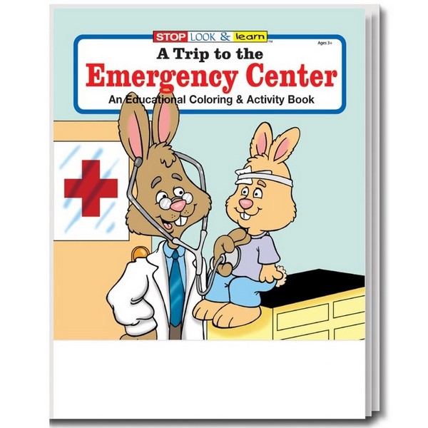 CS0360B A Trip To The Emergency Center Coloring and Activity BOOK Blan